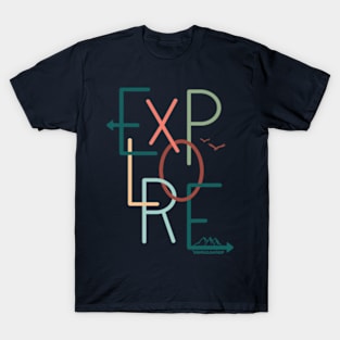 Explore Graphic Design © GraphicLoveShop T-Shirt